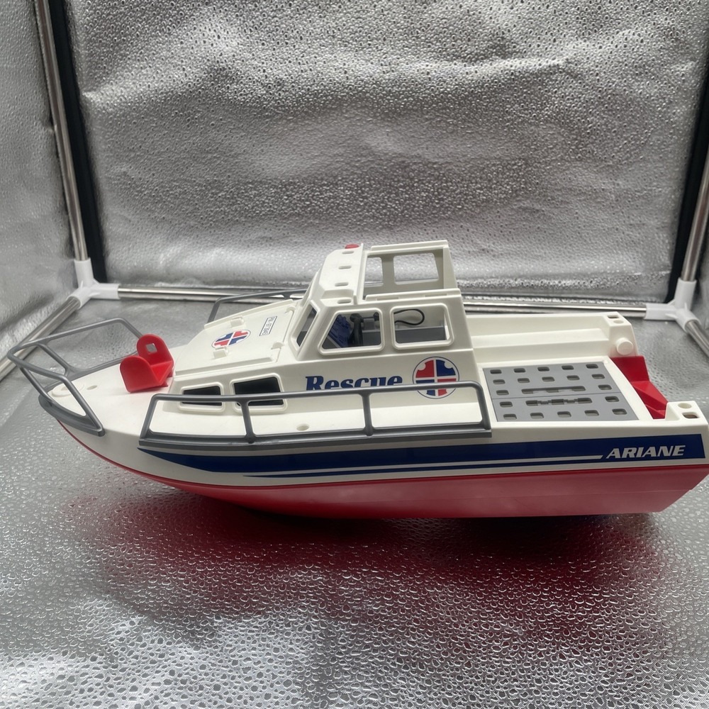 Playmobil Search Rescue Ariane Ship 3941 geobra sea boat 1999 Boat Only HTF